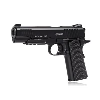 RANGER 1911 Tactical KWC Luftpistole Kal. 4,5 BBs BLOW BACK 17 Schuss VOLLMETALL CO2 (AAKCMB770AZB)