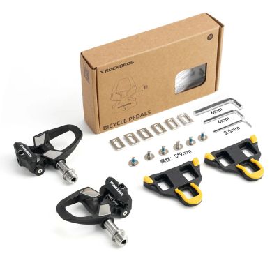 12. Rockbros RD9 SPD Pedalplatten aus Carbonfaser und Titanlegierung – Schwarz
