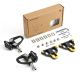 12. Rockbros RD9 SPD Pedalplatten aus Carbonfaser und Titanlegierung – Schwarz