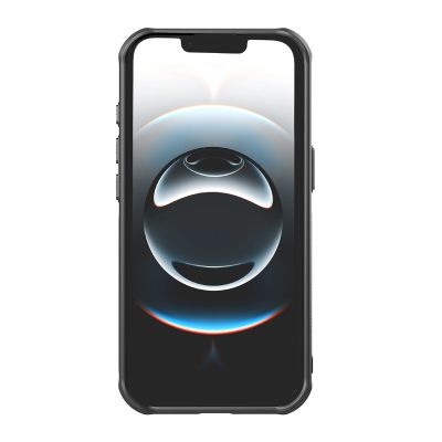 4. Nillkin Iceblade Schutzhülle mit Objektivabdeckung und Ständer für iPhone 16e / 17e – Schwarz