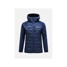 Peak Performance M Helium Daunen-Hybrid-Kapuzenjacke Marineblau