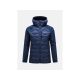 Peak Performance M Helium Daunen-Hybrid-Kapuzenjacke Marineblau