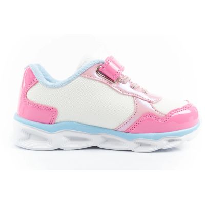 4. Leomil Bluey Kindersportschuhe, leichte Sneaker mit Klettverschluss und LED-Beleuchtung