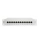 3. Digitus Patchpanel 10'' 12x RJ45, LSA-Level, Cat.6A, geschirmt, 1 HE, grau, Kabelführung