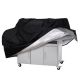 2. Wasserdichte Abdeckung für Grill, Fahrrad, Roller, Abdeckplane L schwarz
