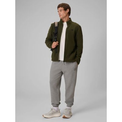 5. Herren-Fleecejacke mit Stehkragen, Größe 4F 4FRAW26TFLEM542-43S
