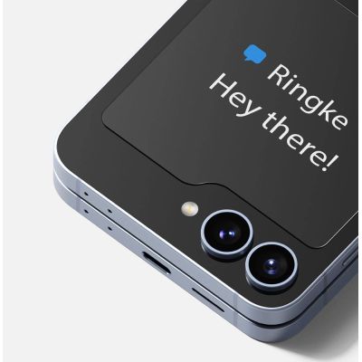 3. Ringke Cover Display Tempered Glass 2er-Pack für Samsung Galaxy Z Flip 6