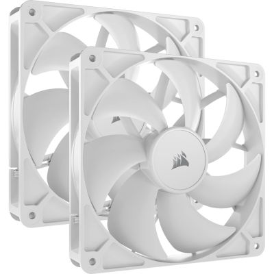 Corsair RS140 Computergehäuselüfter 14cm Weiß 2 Stück.