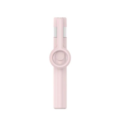4. Tech-Protect L10S Bluetooth-Selfie-Stick – Rosa-Grau