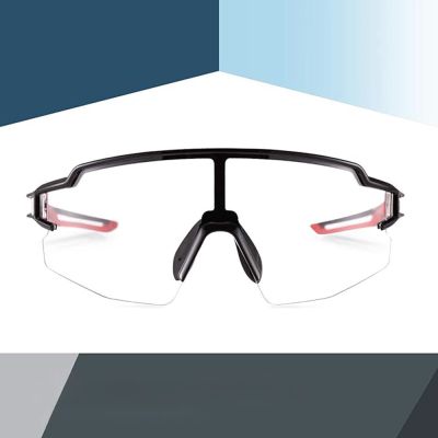 4. Rockbros 10173 Photochrome UV400 Radbrille – Schwarz und Rot