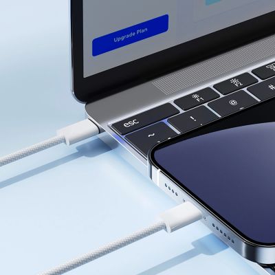 10. Joyroom S-A45 Ben Series 30W Kabel (USB-C - Lightning), geflochten 1m - Weiß