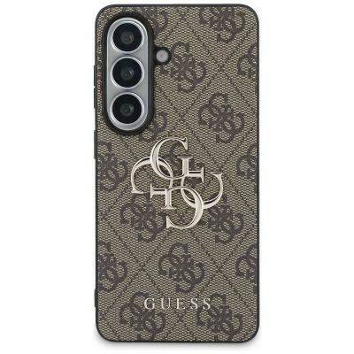 3. Guess 4G Big Metal Logo Hülle für Samsung Galaxy S26 - Braun