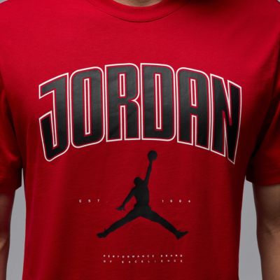 3. Air Jordan Jumpman City 88 Herren-T-Shirt Rot - HQ0009-687