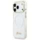 2. Guess IML Gradient Script Metal MagSafe Hülle für iPhone 17 Pro - Weiß