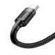 2. Baseus Cafule USB-A / USB-C QC 3.0 3A Kabel 0,5 m - Schwarz und Grau