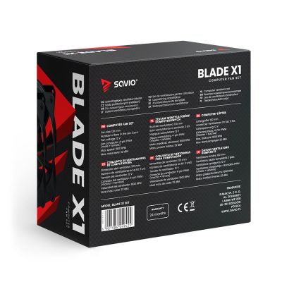 7. SAVIO 3 x 120 mm 4-Pin PWM-Flügellüfterset