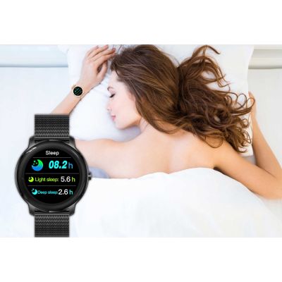 9. Damen-Smartwatch RUBICON RNBE66 Schwarz SMARUB124