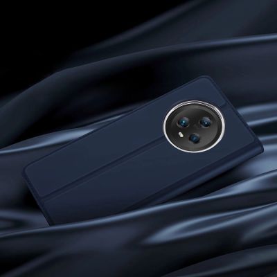 12. Dux Ducis Skin Pro Hülle für Honor Magic5 Flip Card Wallet Stand Blau