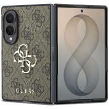 Guess Big 4G Logo Hülle für Samsung Galaxy Z Fold 8 - Braun