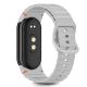 2. Tech-Protect Silikon-Sportarmband für Xiaomi Smart Band 8 / 9 / 10 / NFC - Grau