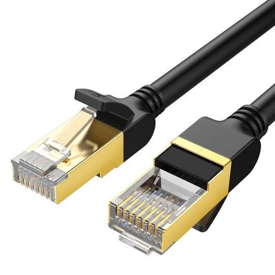 Ugreen Cable Ethernet-Patchkabel RJ45 Cat 7 STP LAN 10 Gbit/s 2 m schwarz (11269)