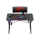 8. Huzaro Hero 1.7 RGB Schwarzer Gaming-Schreibtisch