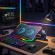 9. Wozinsky WDCX-A26 NitroCool RGB Gaming-Laptop-Kühlpad – Schwarz