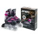 15. Rollschuhe - Rollschuhe - Eislaufen 4-in-1 ENERO PRO LED 26-29 Pink-Grau