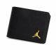 Air Jordan Jumpman Ingot Bifold Geldbörse aus schwarzem Leder - MA0819-023