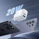 9. Joyroom JR-TCF21 Netzwerkladegerät USB-C / USB-A 20W PD / QC 3.0 - Weiß