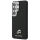 2. Karl Lagerfeld Saffiano KC Metal Logo MagSafe Hülle für Samsung Galaxy S26 Ultra, Schwarz