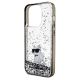 6. Karl Lagerfeld Liquid Glitter Choupette Hülle für iPhone 14 Pro Max – transparent