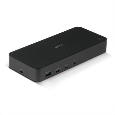 3. Universelle Hybrid-Laptop-Dockingstation mit USB Typ-C und Typ-A sowie 3x4K-Unterstützung (DP, HDMI)