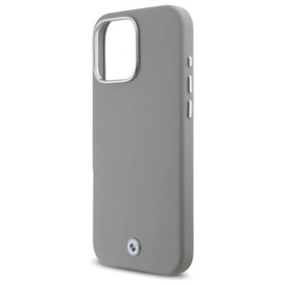 6. BMW-Logo-Metallhülle mit MagSafe-Funktion für iPhone 16 Pro Max – Grau