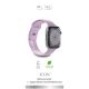2. Puro Icon Silikonarmband für Apple Watch 42 / 44 / 45 / 49 mm - Lavendel (2 Stk.)