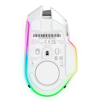 10. Razer Basilisk V3 Pro Gaming-Maus, rechte Seite, kabellos (RF), Bluetooth, USB Typ-C, optisch, 30.000 DPI