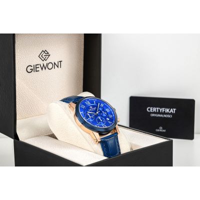 8. Giewont Chronograph Saphir Kupferblau Herrenuhr GW6260-A5