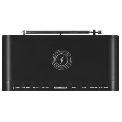 3. ADLER AD 1192b schwarzes Radiowecker