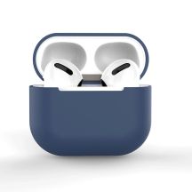 Hülle für AirPods 2 / AirPods 1 Silikon-Softcover für Kopfhörer blau (Hülle C)