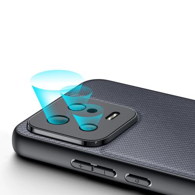 9. Dux Ducis Fino Hülle für Xiaomi 13 Hülle mit Silikonrahmen grau