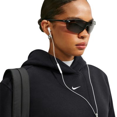 4. Nike Studio Fleece Damen-Sweatshirt, mittelschwer, Schwarz, IM8100 001
