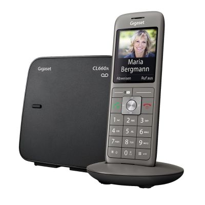 3. Gigaset CL660A DECT Anthrazit, Schwarz