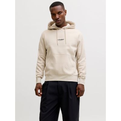 Jack&Jones Herren-Hoodie JJESCHO SWEAT HOOD NOOS 12278789 MOONBEAM