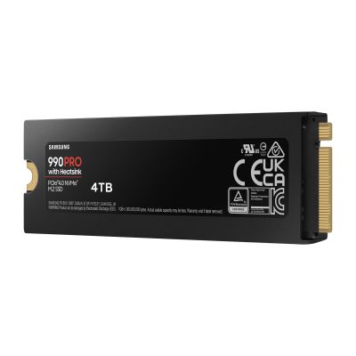 4. SSD PCIE G4 M.2 NVME 4 TB mit HS/990 PRO MZ-V9P4T0CW SAMSUNG