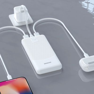 6. Powerbank Dudao K10 10000mAh 2.4A 2 x USB-A - schwarz