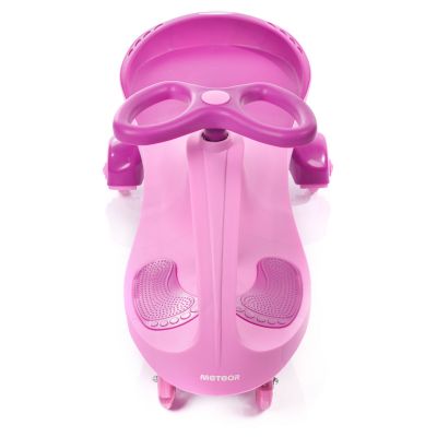 11. Pink Meteor Swingo Gravity Ride-On
