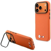 BMW M Metal Logo MagSafe Hülle für iPhone 17 Pro – Orange