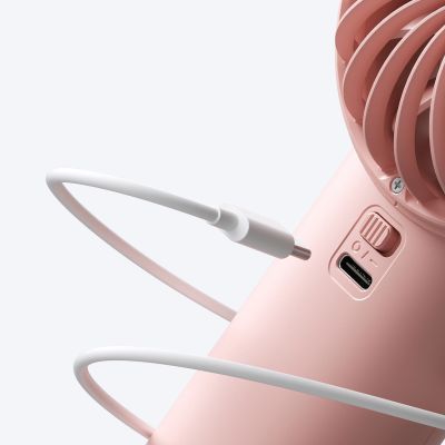 14. Jisulife Handventilator Life4 3600mAh Tragbarer USB-Ventilator - Rosa