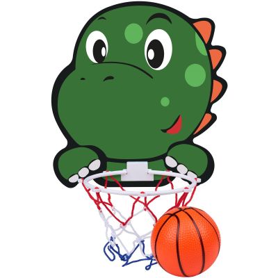 5. Basketball-Rückwand 40x30cm mit Dino-Ball