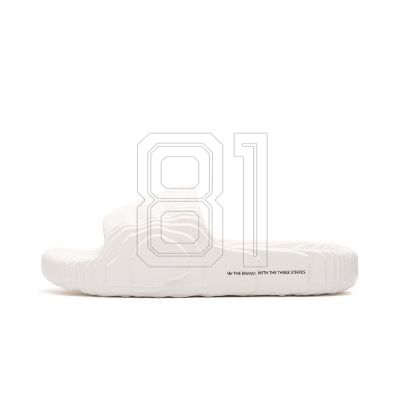 12. Adidas Adilette 22 Crystal White Damen/Herren-Slides mit komfortabler Profilsohle (HQ4672)